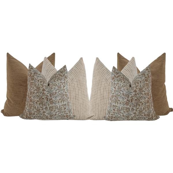 Sofa Pillow Combo 'Autumn's Embrace'