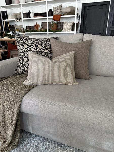 Liman | Washed Chocolate Pillow Cover