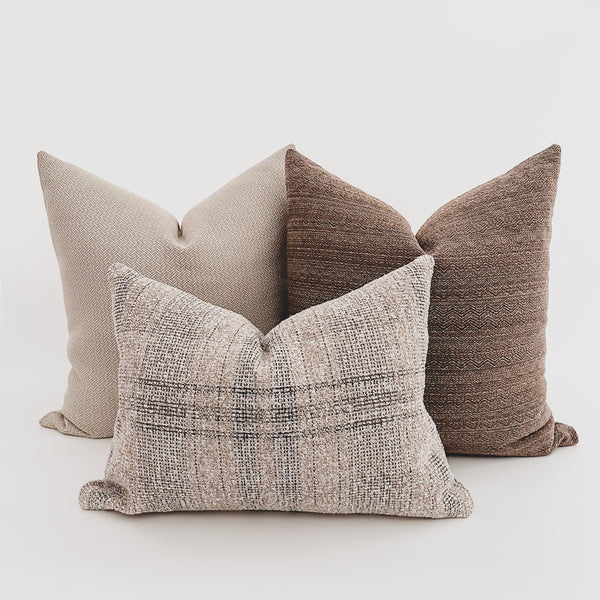 Warm Stewart Plaid Pillow Cover