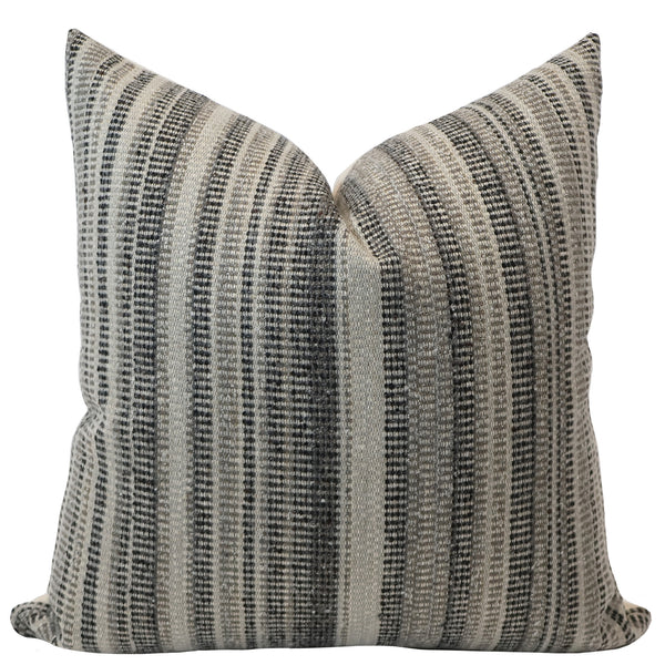 Ashcroft Wool Stripe Pillow Cover