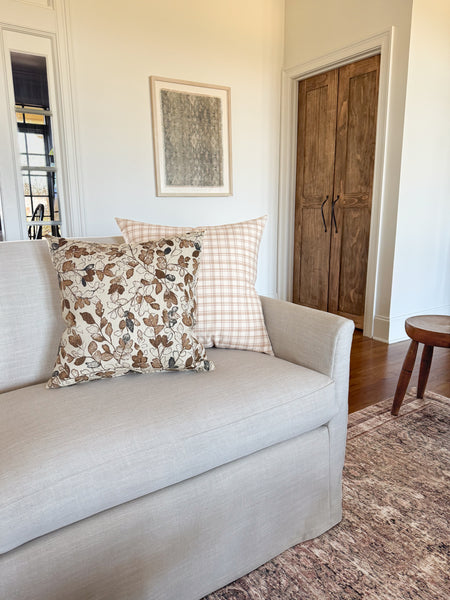 Cottage Plaid Pillow Cover