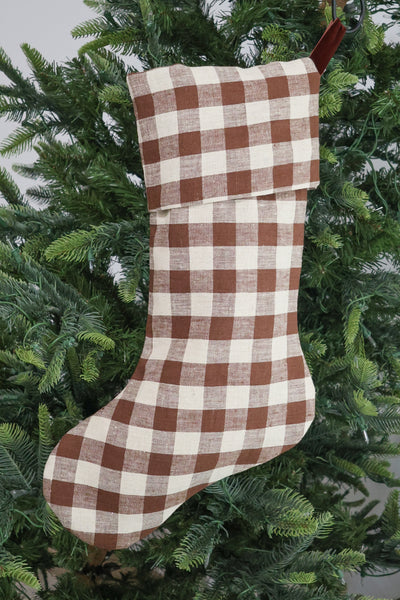 Warm Check Stocking | Heritage Design