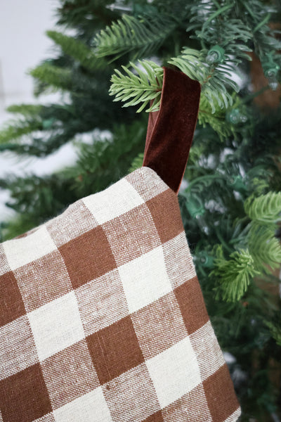 Warm Check Stocking | Heritage Design