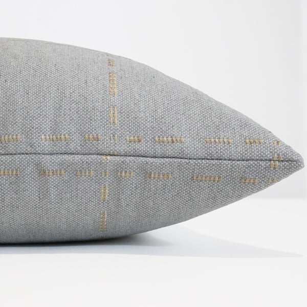 Pick Stitch | Light Blue Pillow Cover