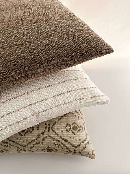Jemila | Brown Pillow Cover
