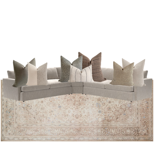 Sectional Pillow Combo 'The Quite Neutral'