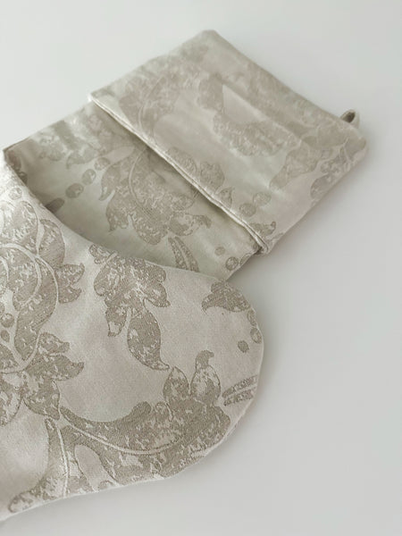 Damask Neutral Holiday Stocking NLS.XX111