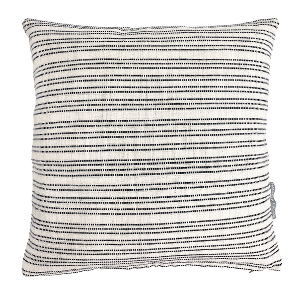 Boho Woven Stripe | Navy Pillow Cover
